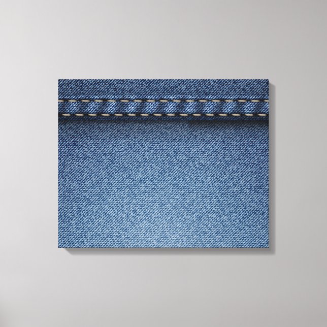 Denim Jeans Canvas Print (Front)