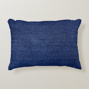 Denim jeans fabric: textured background. accent pillow