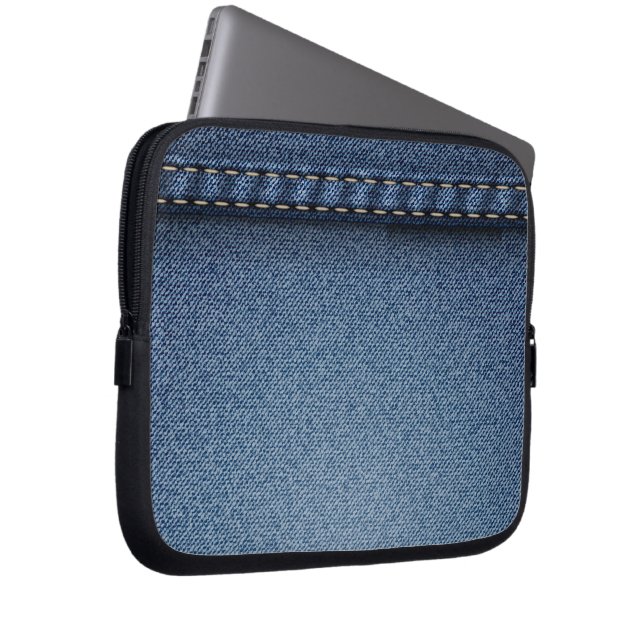 Denim Jeans Laptop Sleeve (Front Right)