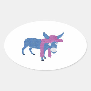 Denim Jenny Oval Sticker