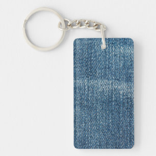Denim Keychain