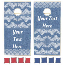 Denim Lace Southern Chic Charm