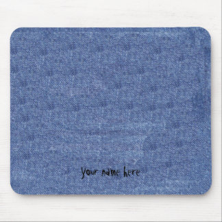 Denim Look and Your Name Mouse Pad