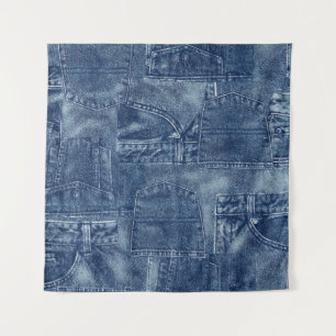 Denim material, tapestry