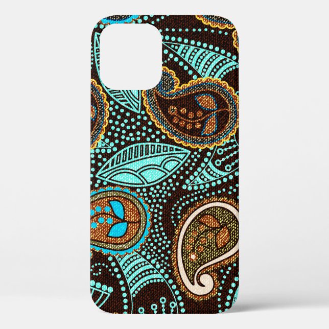 Denim Paisley: Seamless Jeans Texture Pattern Case-Mate iPhone Case (Back)