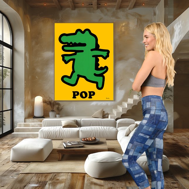 Denim Patchwork, in Blue Tones, Custom Text & Logo Capri Leggings (Creator Uploaded)