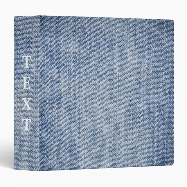 Denim Pattern Binder (Front/Spine)