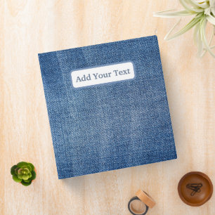 Denim Pattern Binder