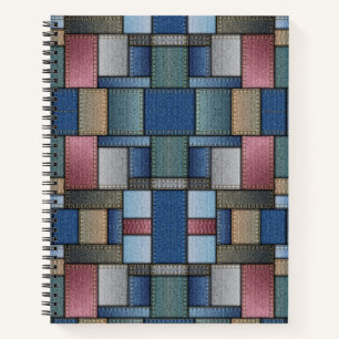 Denim Pattern Notebook