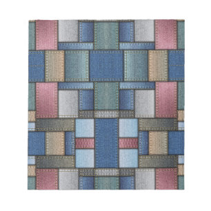 Denim Pattern Notepad