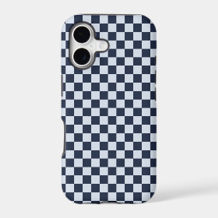 Denim rinse chequerboard pattern