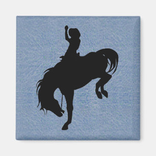 Denim Rodeo Magnets