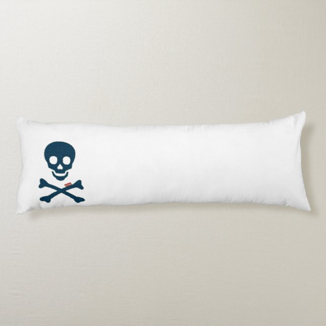 Denim Skull Body Pillow (Back)