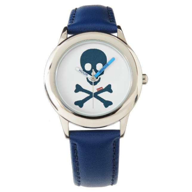 Denim Skull Watch (Front)