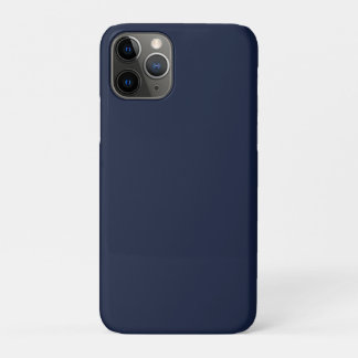 Denim Solid Plain Color iPhone 11 Pro Case