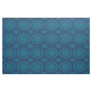 Denim Star Patterned Fabric