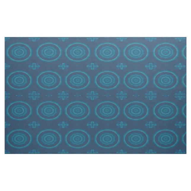 Denim Star Patterned Fabric (Yard)