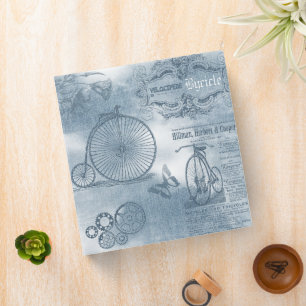 Denim Steampunk Binders