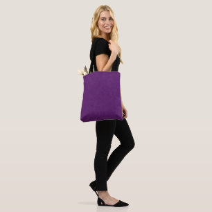 Denim texturé violet, Sac fourre - tout