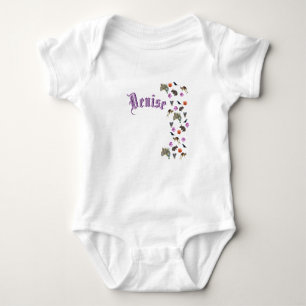 Denise Name, With Australian Wildlife, Baby Bodysuit