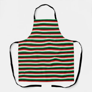 Denison city Texas flag stripes USA america patter Apron