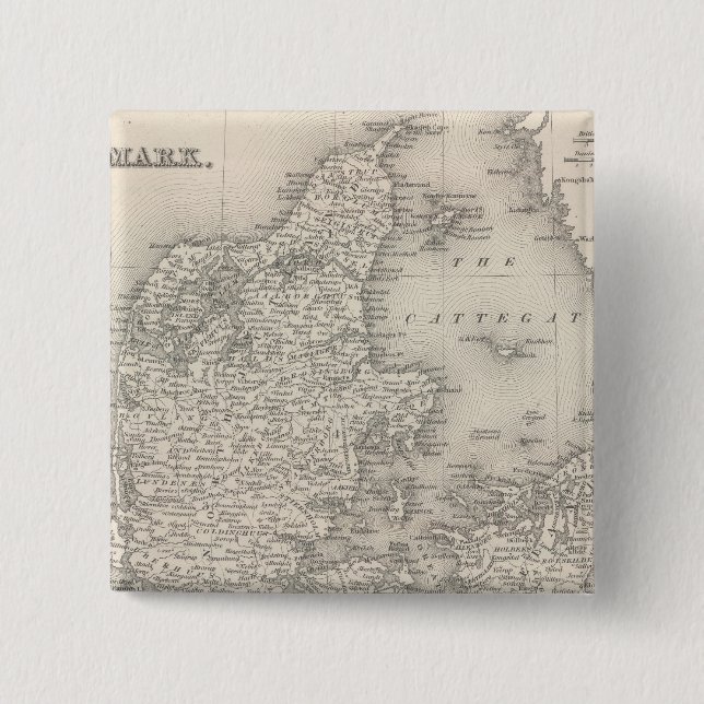 Denmark 12 2 inch square button (Front)