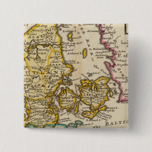 Denmark 2 Inch Square Button