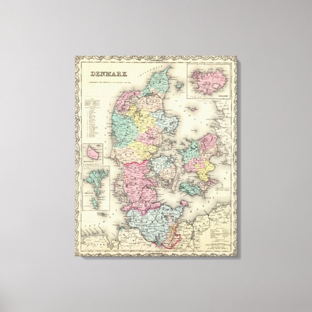 Denmark 3 canvas print (Front)