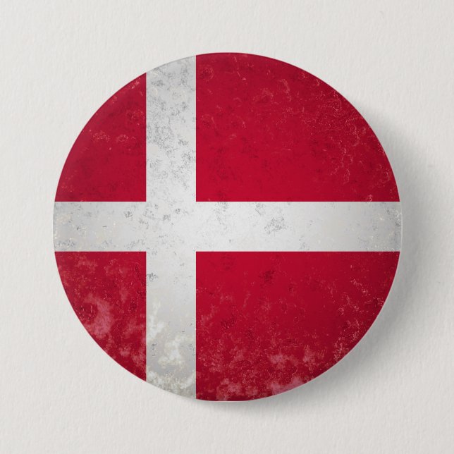 Denmark 3 Inch Round Button (Front)