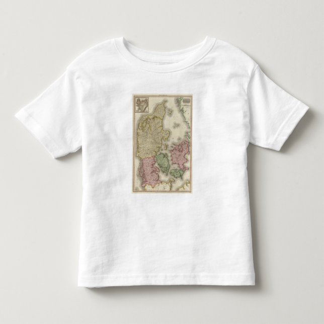 Denmark 3 toddler t-shirt (Front)