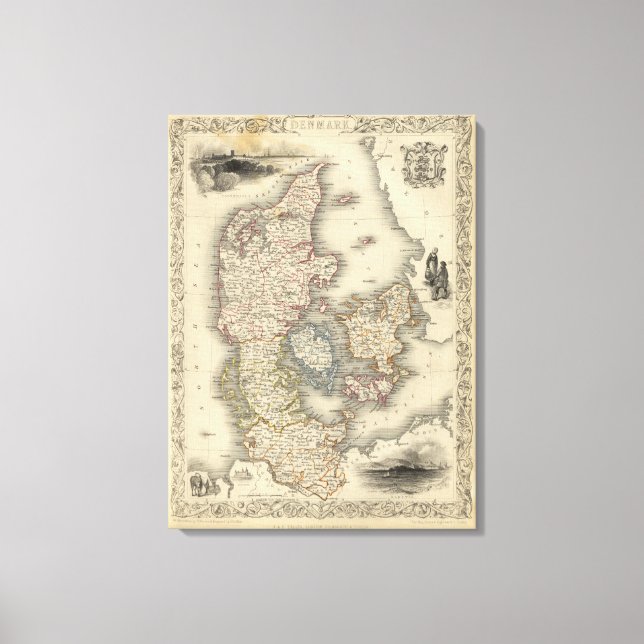 Denmark 4 canvas print (Front)