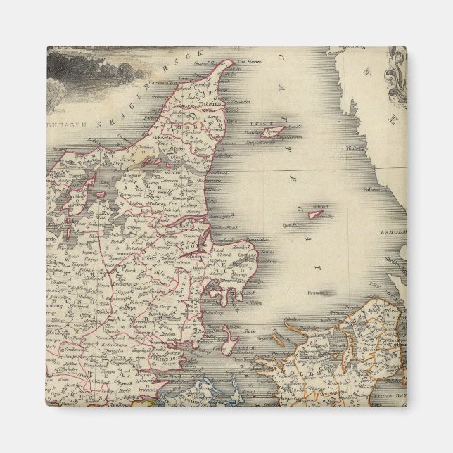 Denmark 4 magnet (Front)