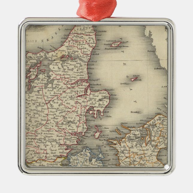 Denmark 4 metal ornament (Front)