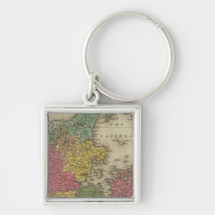 Denmark 9 keychain
