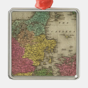 Denmark 9 metal ornament