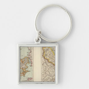 Denmark, Alsace Lorraine, Palatinate Keychain