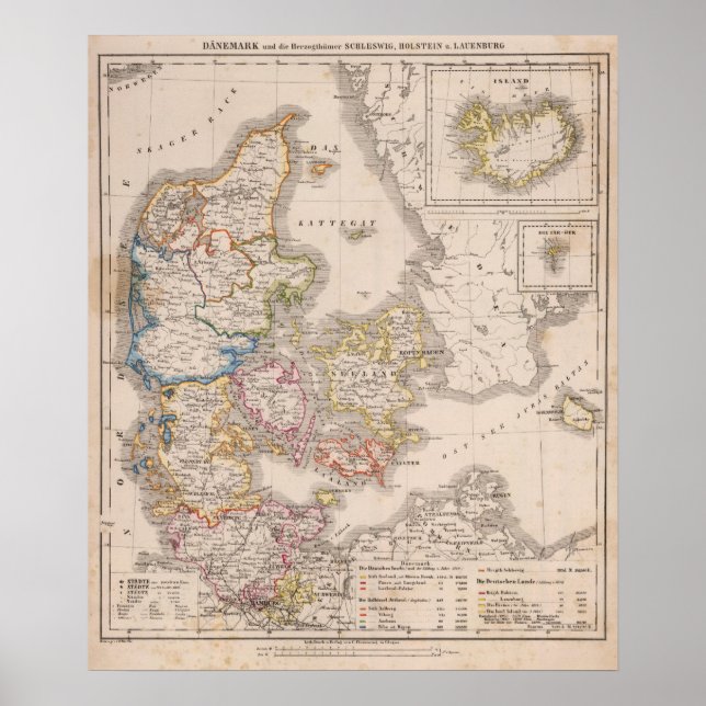 Denmark and Germany Poster (Front)