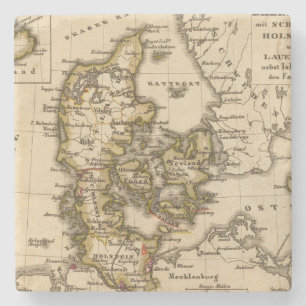 Denmark and Iceland 2 Stone Coaster