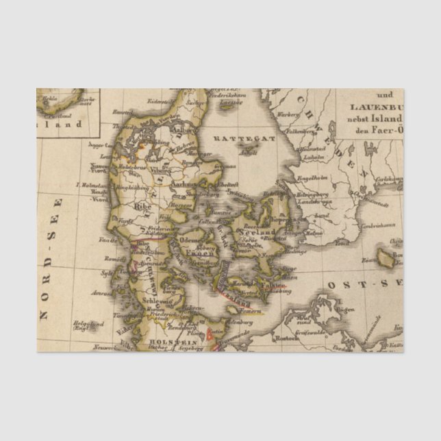 Denmark and Iceland 2 Tissue Paper (Front)