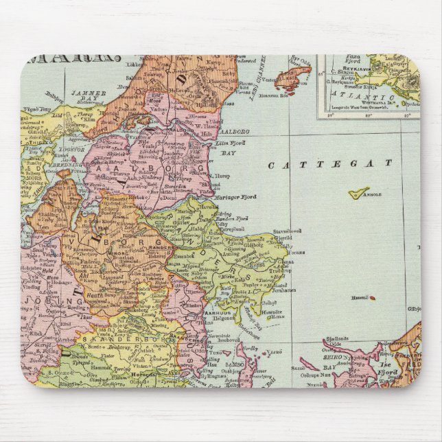 Denmark and Iceland Mouse Pad (Front)
