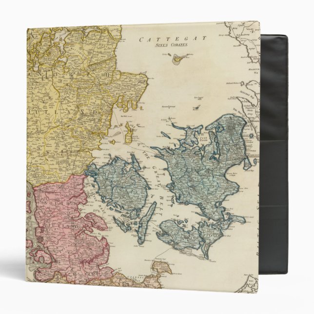 Denmark Atlas Map Binder (Front/Inside)