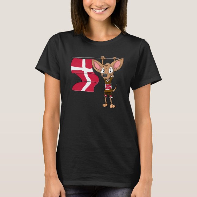 Denmark Chihuahua T-Shirt (Front)