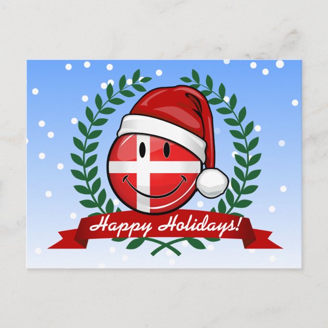 Denmark Christmas | Holiday Postcard (Front)