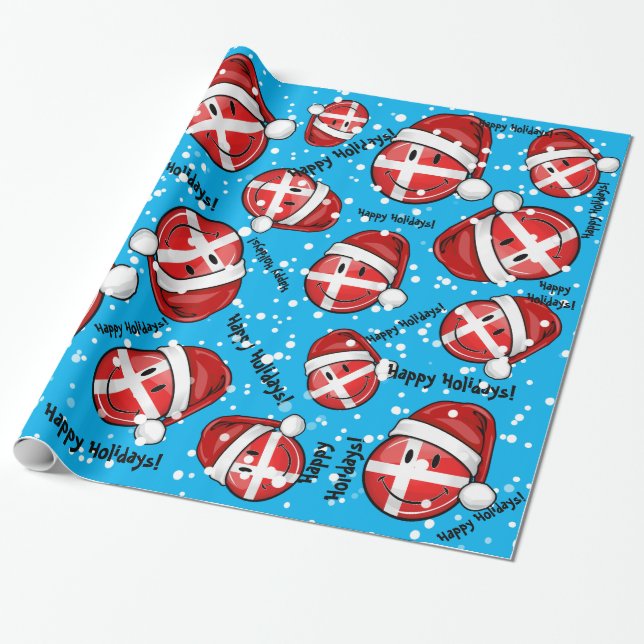 Denmark Christmas | Wrapping Paper (Unrolled)