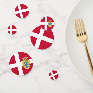 Denmark Confetti, party, Danish Flag Confetti