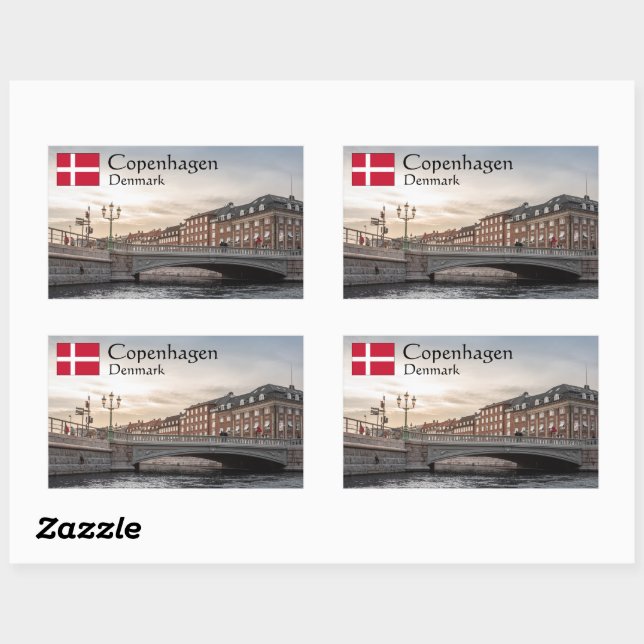 Denmark Copenhagen Sticker (Sheet)