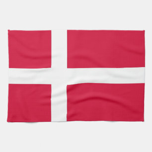 denmark country flag towel