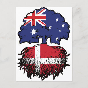Denmark Danish Australian Australia Tree Roots Postcard