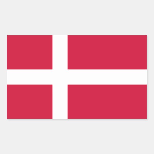 Denmark – Danish National Flag Sticker (Front)