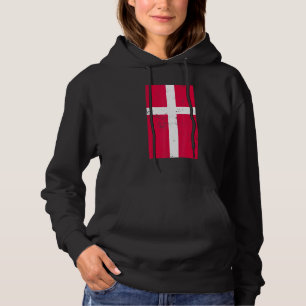 Denmark Europe Scandanavia Copenhagen Distressed F Hoodie
